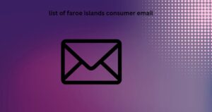 list of faroe islands consumer email