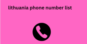 lithuania phone number list