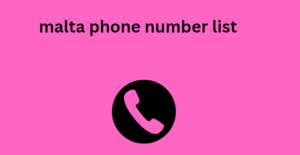 malta phone number list