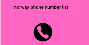 norway phone number list