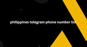 philippines telegram phone number list