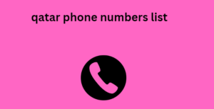 qatar phone numbers list