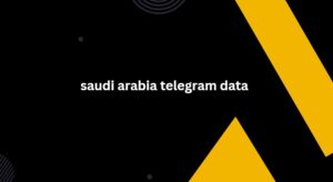 saudi arabia telegram data